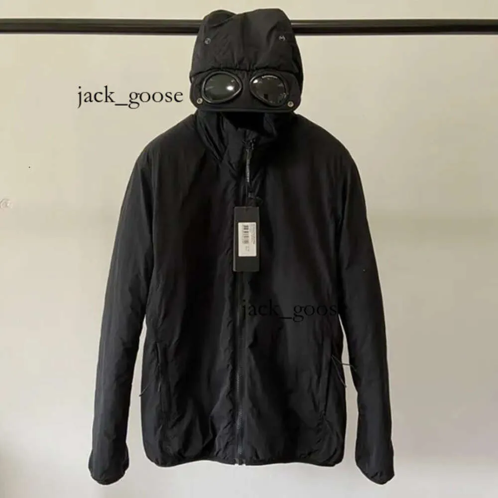 CP Companys jacka vadderad jacka vinter varmt tjocka män två linsglasögon cp hoodies casual vindtät kappa goggle storlek m-xxl stenar hoodie cp jacka 596 631