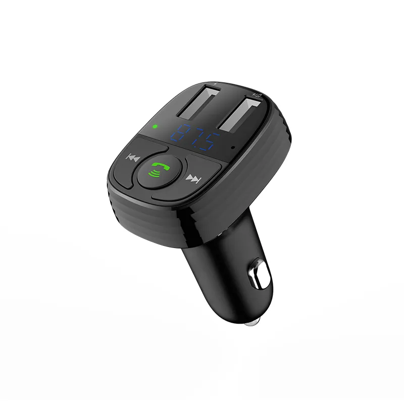 Caricatore per auto doppio USB da 15 W con Bluetooth V5.0