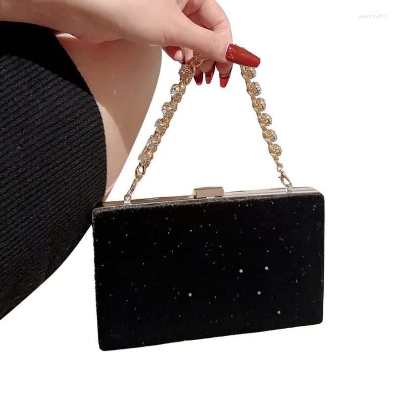 イブニングバッグチェーンストラップを備えたエレガントなバッグ女性パーティーのための財布