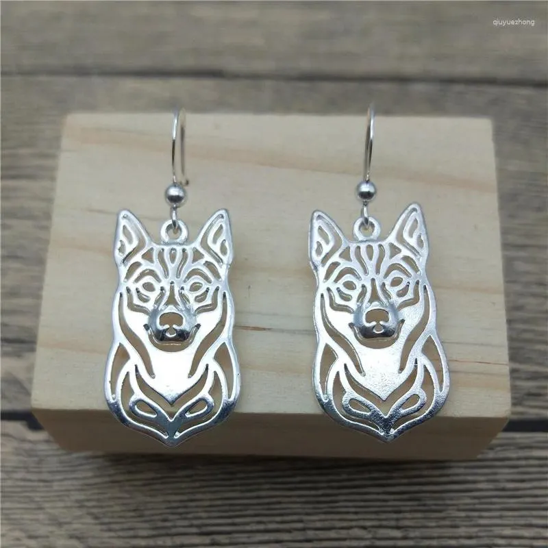 Boucles d'oreilles pendantes suédois Vallhund goutte Style tendance mode chien de compagnie femmes bijoux