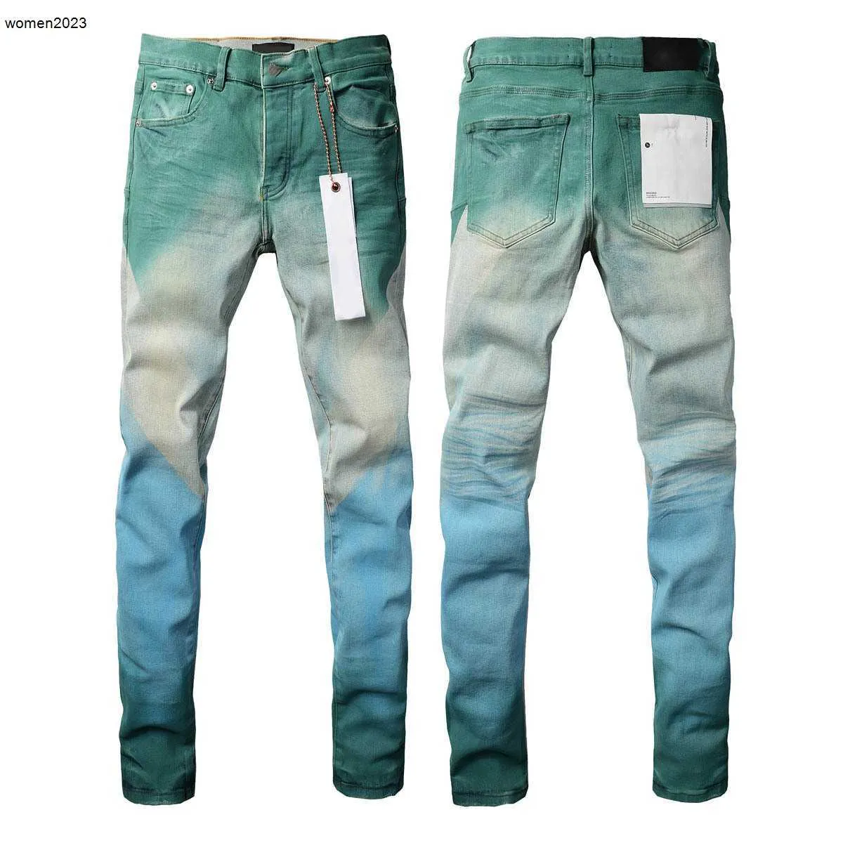 designer jeans for mens pants purple jeans Mens Jeans Distressed Ripped Biker Slim Fit Motorcycle Mans stacked jogging color stitching classic jeans Jan 27