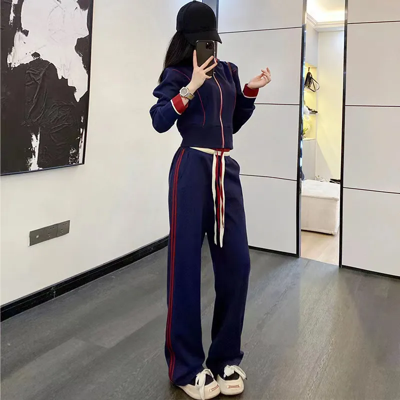 Womens Tracksuit Cotton Hoodie And Pants Long Sleeve Sportswear Black And White S 2XL From Lilyclothing 41.87 DHgate.Com