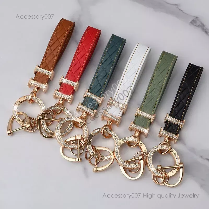 desigenr sieraden Dragonne designer sleutelhanger luxe heren sleutelhanger vergulde gesp letters sleutelhanger dames heren portachiavi charme auto leer klassieke sleutelhangers