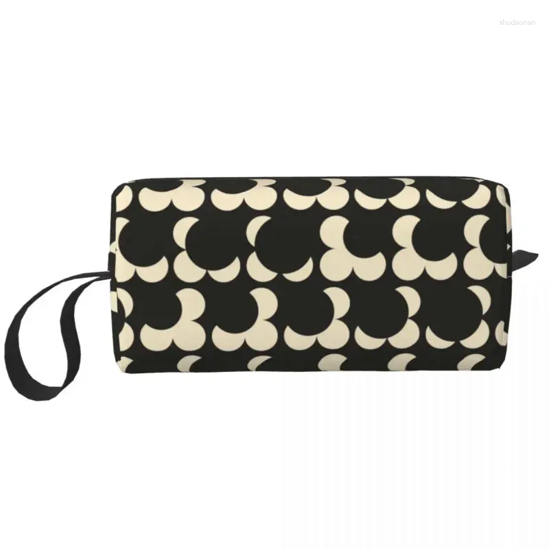 Sacs à cosmétiques mignon motif éclipse, trousse de toilette de voyage pour femmes, Orla Kiely, maquillage, rangement de beauté, Kit Dopp, boîte cadeaux