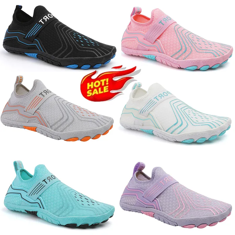 Snabbtorkande sommarvattenskor unisex hav vid stranden strand socka barfota sneakers män som simmar uppströms sport dykning aqua skor kvinnor