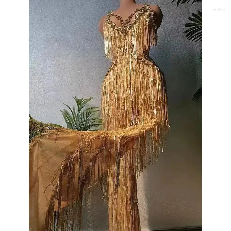Stage Wear Gold Sequin Sleeveless Jumpsuit for Women Size S Performance  Costume from Dhgate Stage Wear - price 114.17