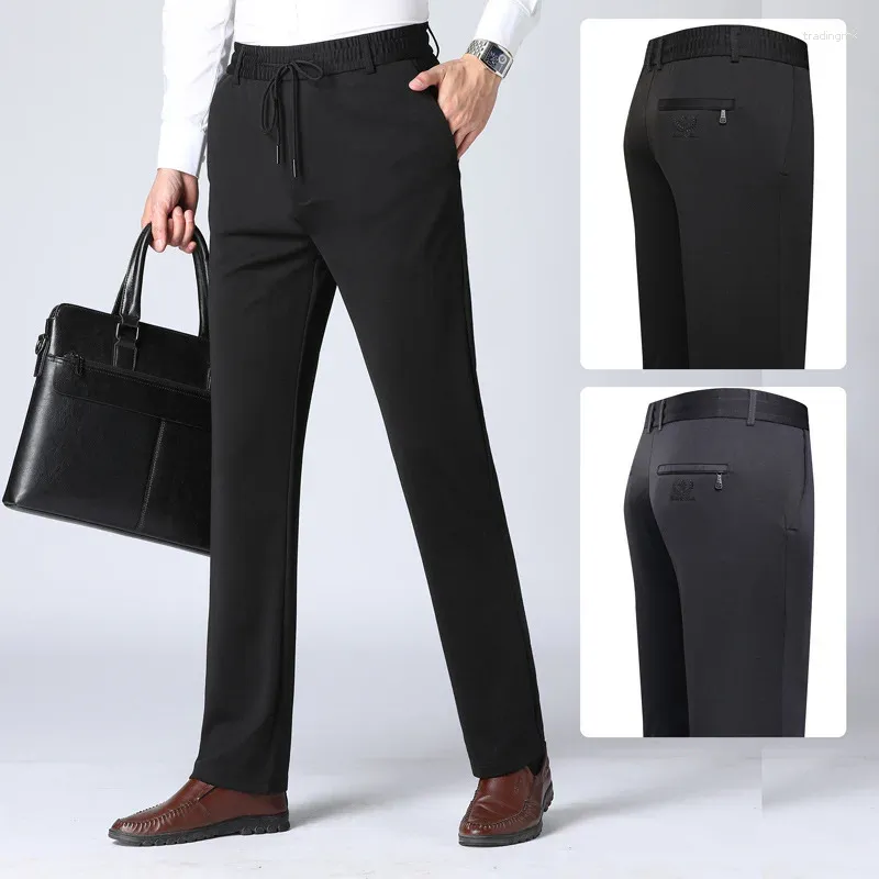 Trajes para hombre, pantalones de traje de gran tamaño, vestido Formal informal para hombre de invierno, ropa de sastrería, ropa social para hombre, elegante, clásico, de negocios