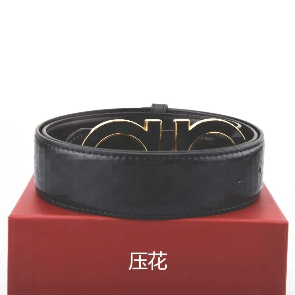 Ceinture de luxe de haute qualité pour hommes, grande boucle de styliste, haut de chasteté à la mode, ceinture décontractée, entière, 105-125cm203z