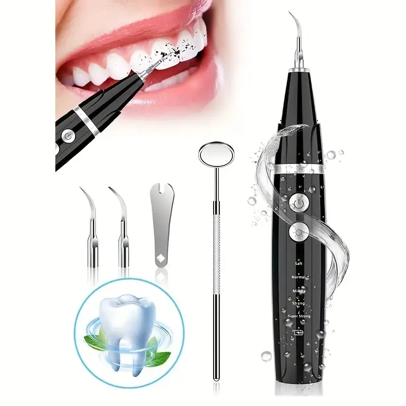 Kit de blanchiment des dents par ultrasons-5 Modes, dissolvant de tartre, détartreur dentaire, nettoyeur de dents-obtenez un sourire plus éclatant