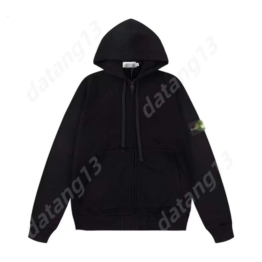 Stones Island Jacket Stones Island Man Fashion Mashed Half zamek błyskawiczny swobodny haftowany odznaka kurtka męska mączka bawełniana kurtka 8684