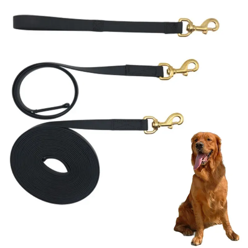 Leashes Waterproof dog leash PVC pet Leashes durable Easy to clean dog Traction rope Long short Lead For Small Medium Large big Dogs