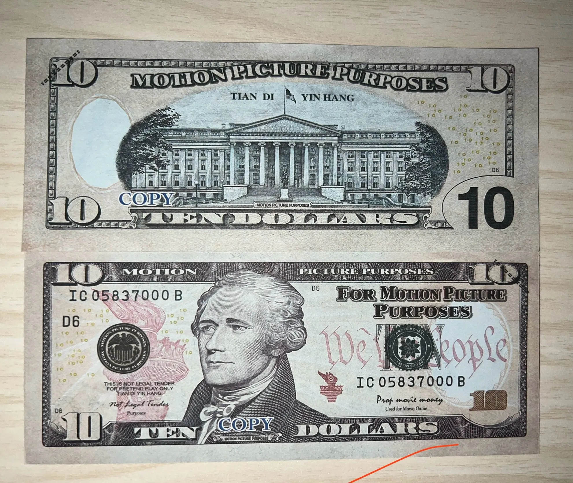 Goddess of Liberty 1:2 US Million Dollar Replica props to u Money for Fun and Prosperity goddess-of-liberty-1-2-us-million-dollar-replica-props-to-u-money-for-fun-and-prosperity