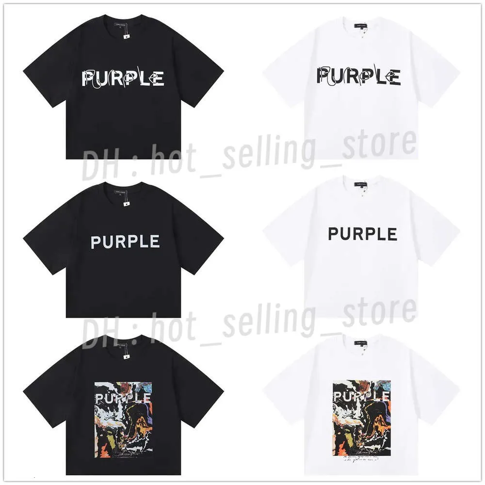 2024New Purple Brand T Shirt Mens and Women Unisex Summer Shirt Novelty Style Clothes Designer Purple T Shirt Graphic Tee Us Size S M L XL 62