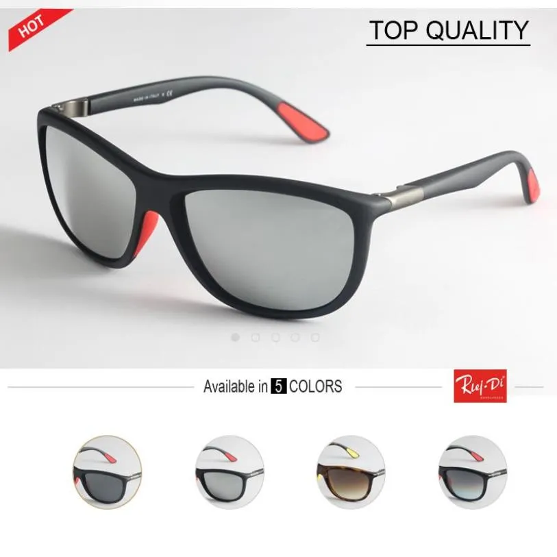 Rlei di Brand Unisex Retro designer flash Sunglasses uv400 glass Lens Vintage 8351 Eyewear Accessories Sun Glasses For Men Women g273a