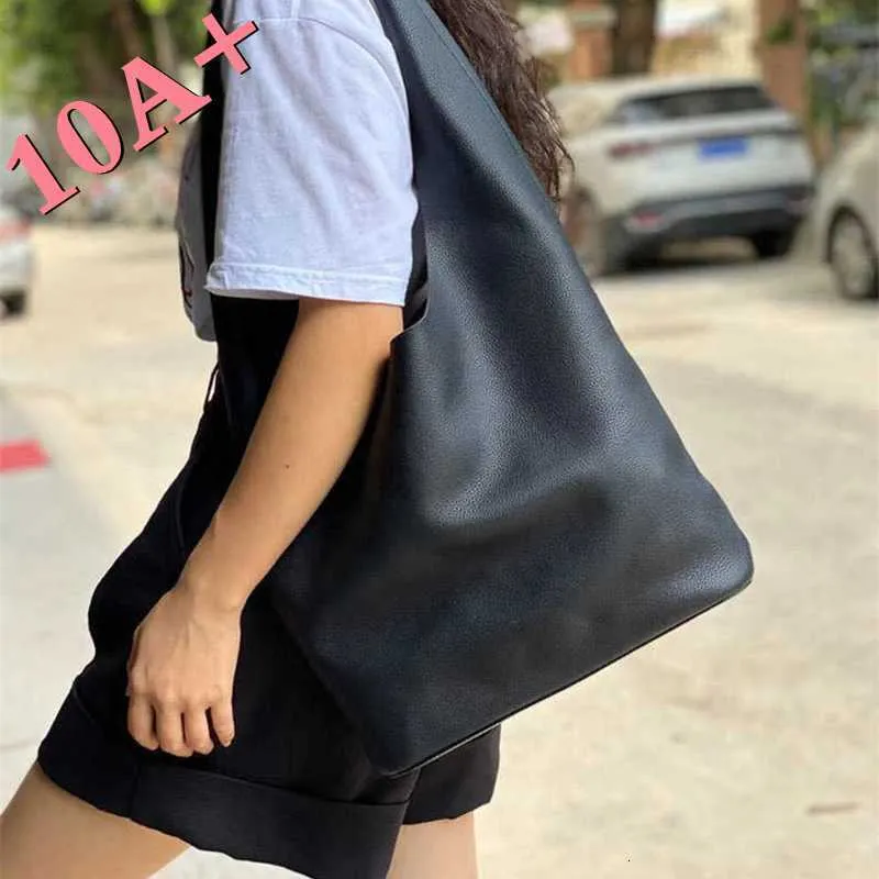 the 10a+with Style Designer Shoulder Patterned Lychee Bags Row High Minimalist Cowhide Capacity End Large Soft Leather Carrying Nun Female French Minority
