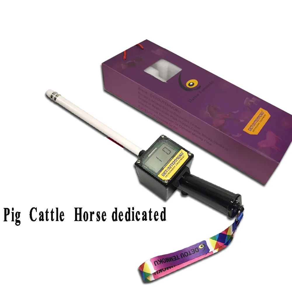 Detektorer 1set Pig Sheep Horse Cow Veterinary Estrus Detection Ogulation Tester Artificial Insemination Instrument Boskap Vet Tools