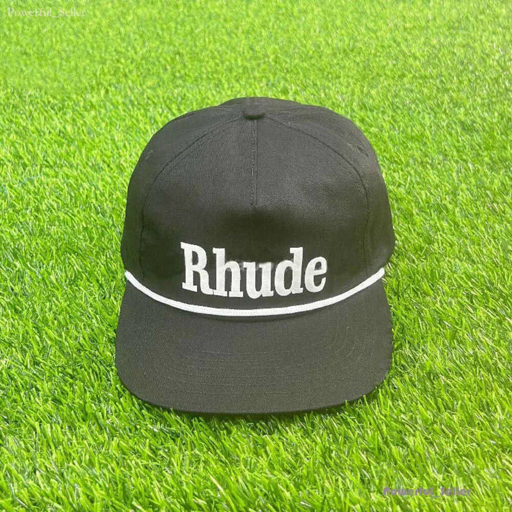 2024 Rhude Designer Hat Embroidery Rhude Baseball Cap Hip Hop Graffiti Men Men Sun Hats日焼け止め屋外調整可能男性