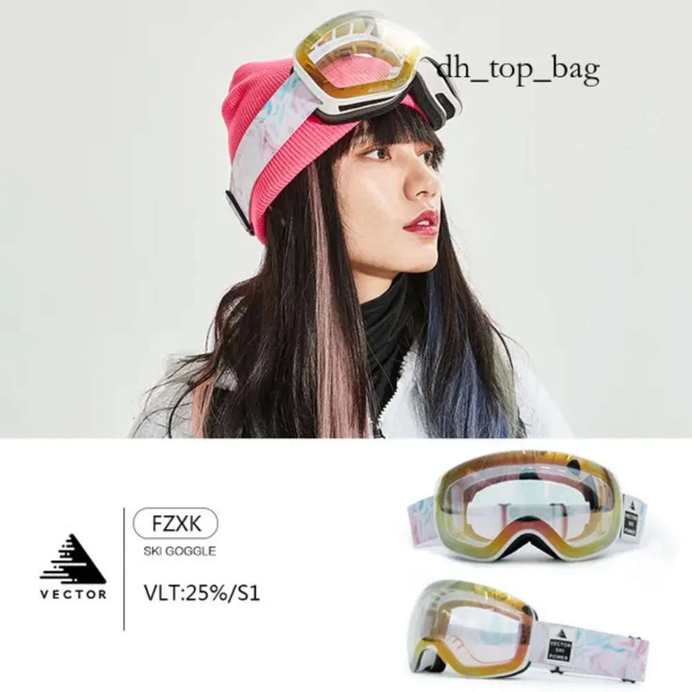 Ski Goggles High Light Transmittance Uv400 Interchangeable Magnet Lens Cloudy Day Snow Glasses Men Women Antifog Coating Skiingski Goggles 1808