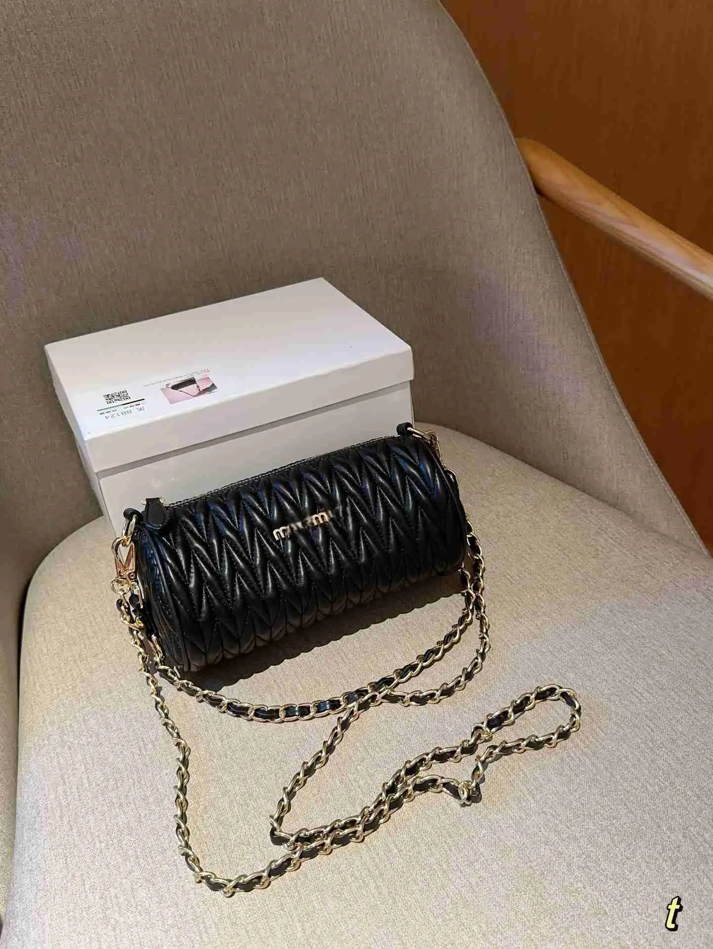 2024 new fashion mi Diamond drum bag pen bag gift box packaging