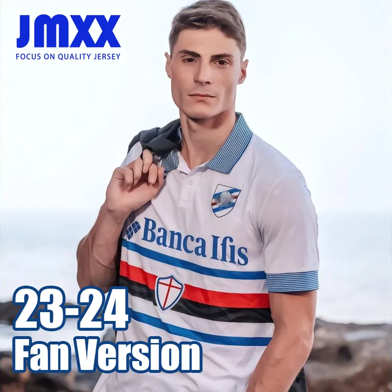 JMXX 23-24 Sampdoria Fußballtrikots Home Away Third Special Herrenuniformen Trikot Mann Fußballtrikot 2023 2024 Fanversion