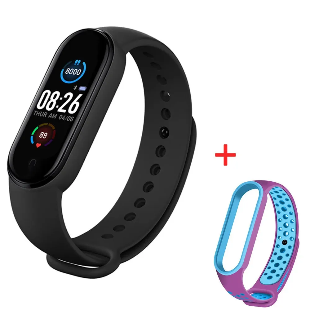 Slimme horloges M5 Band Sport Fitness Tracker Stappenteller Hartslag Bloeddrukmeter Bluetoothcompatibele armband 240127