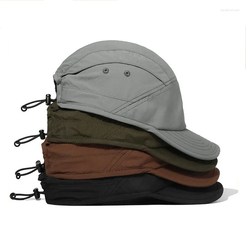 Ball Caps Drawstring Quick Drying Sun Protection Unisex  display picture 1
