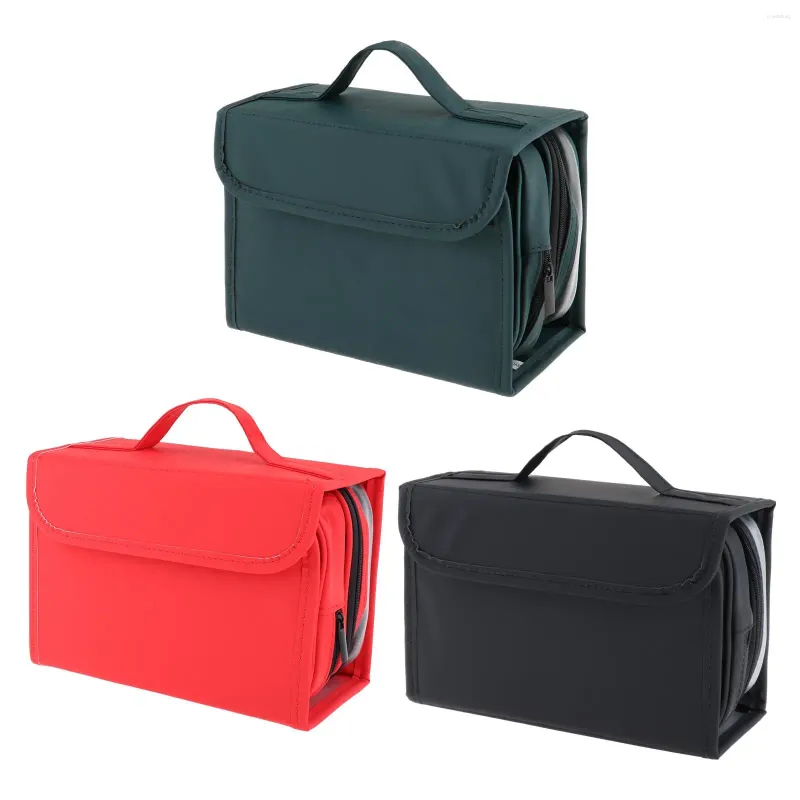 Cosmetic Bags Storage Pouch Multifunctional Durable Waterproof Brushes Container Tools Compartments Travel Toiletry Bag Men Adults