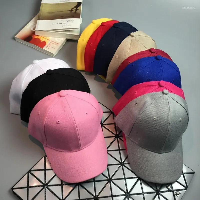 Bola bonés 1 pc moda unisex boné de beisebol ao ar livre esportes homens mulheres casquette multi-cor viajando sunhat