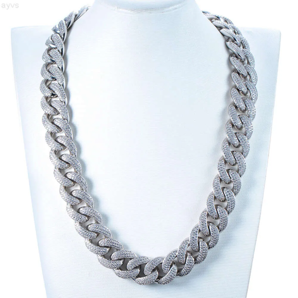 16inch 18inch 20inch 24inch 30 Inch Hip Hop Cuban Link Chain Necklace Bling Bling Jewelry