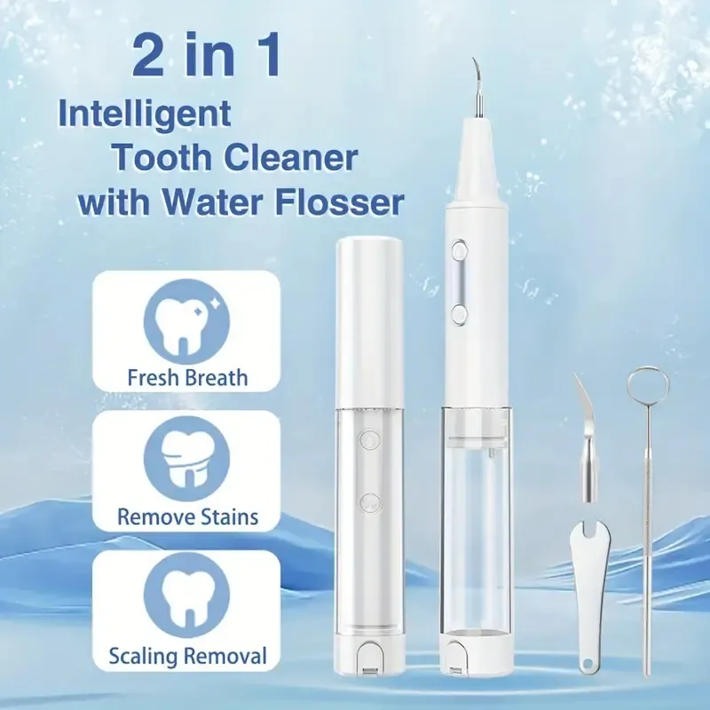 Intelligente Dental Irrigator 2 In 1 Dental Scaler Zahnstein Eliminator Entferner Plaque Zahn Stein Fleck Entfernung Kalkül Für Zähne