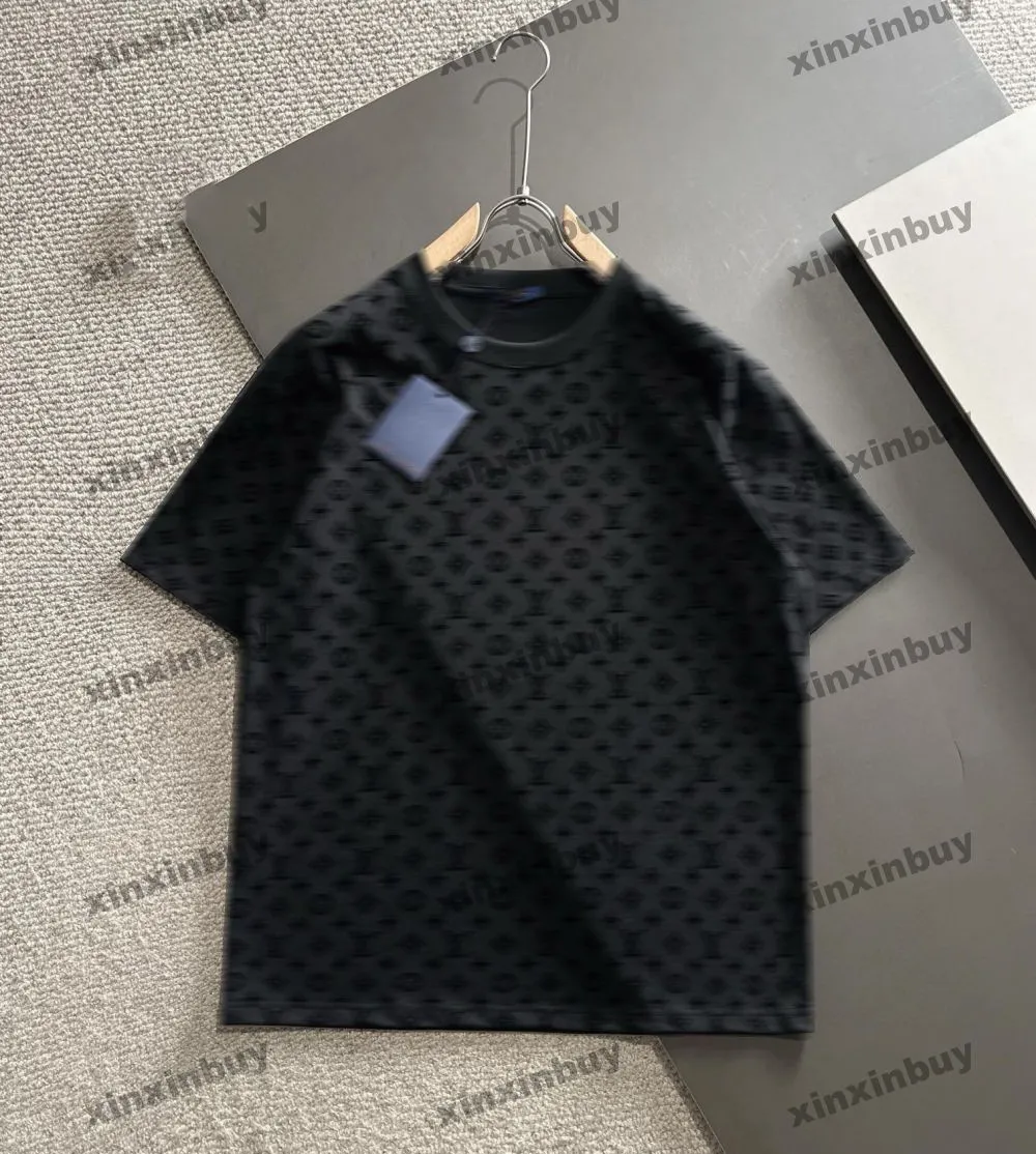 Xinxinbuy 2024 Mężczyzn Designer TEE TEE TEE THE SHIRT