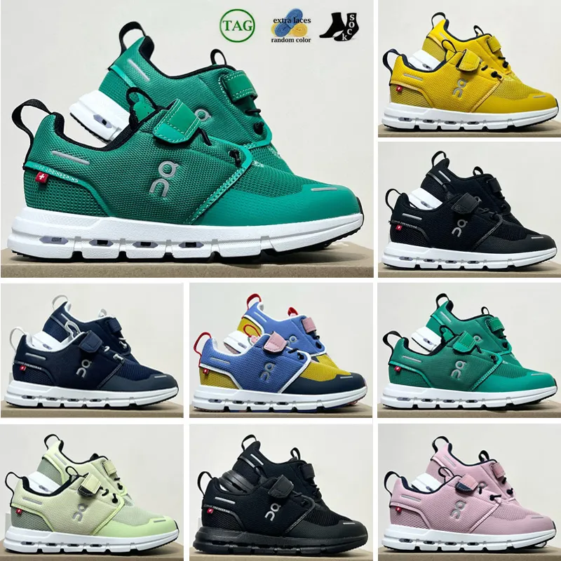 20211 Running Cloud Sneakers Toddlers Designer Kids Shoes Boys Filles Trainers Enfants Chaussures de sport extérieur authentiques