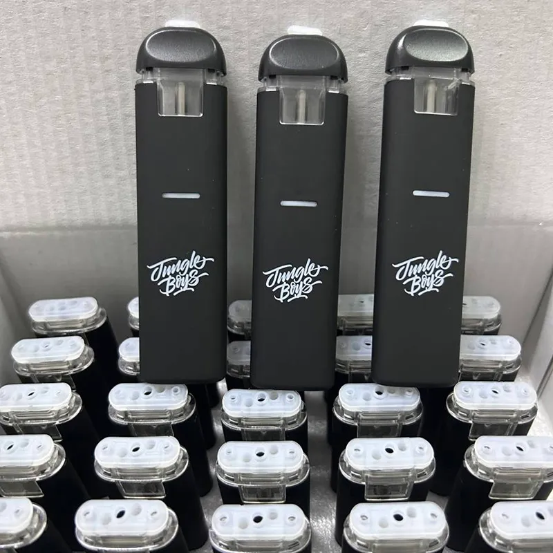 Jungle Boys Wegwerp Pod E-sigaretten Apparaat Lege tank 1,0 ml cartridges Dikke oliekarren Oplaadbare pod Vaporizer Pen Starterkits met verpakking