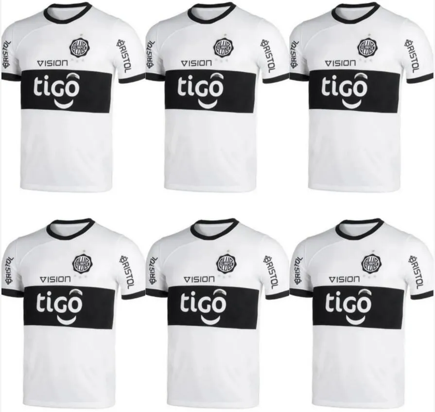 24 Olimpia Asuncion Mens Soccer Jerseys Asuncion Paraguay league R.ORTIZ W.GONZALEZ D.GONZALEZ S.OTALVARO Home Away 3rd Football Shirts top