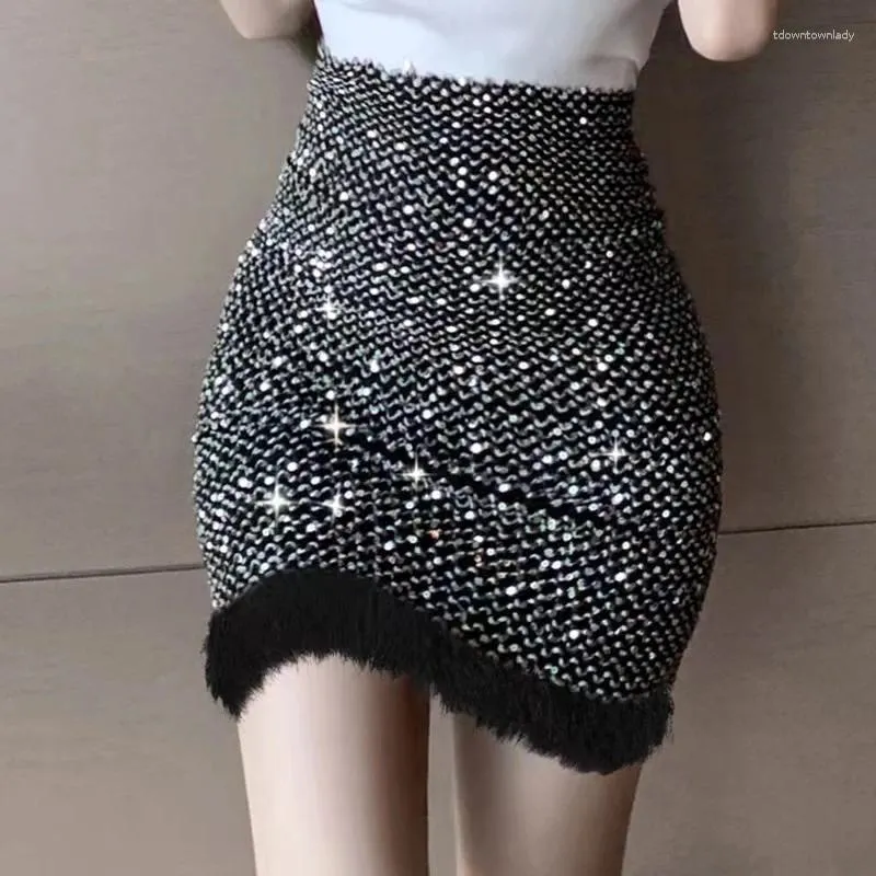 JASGOOD Mini Jupe Patineuse Basique Pour Femme - Taille Haute