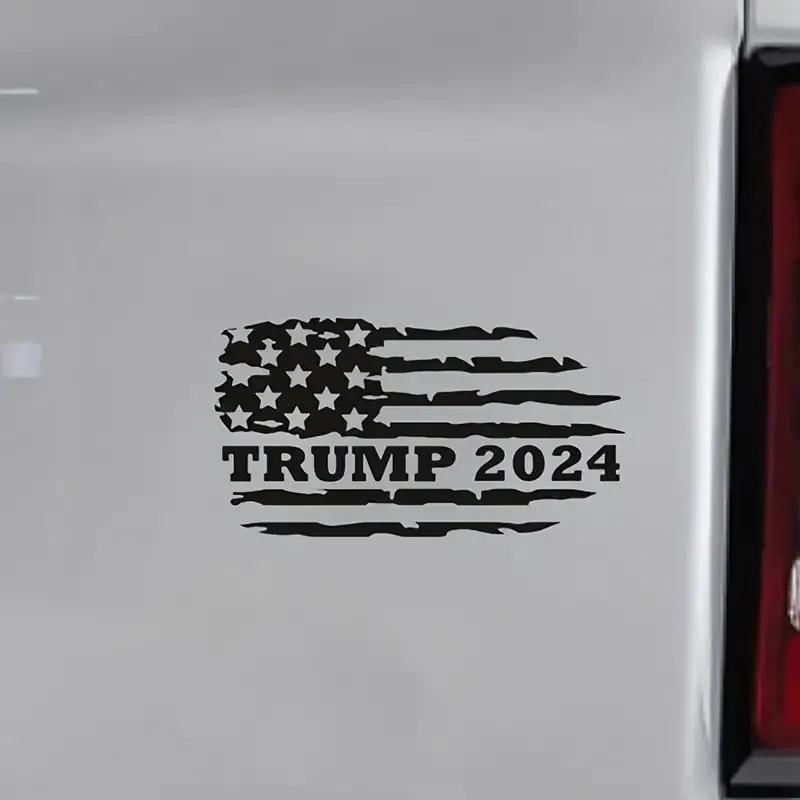 7 5 usa flag trump 2024 car sticker flag decal details 9