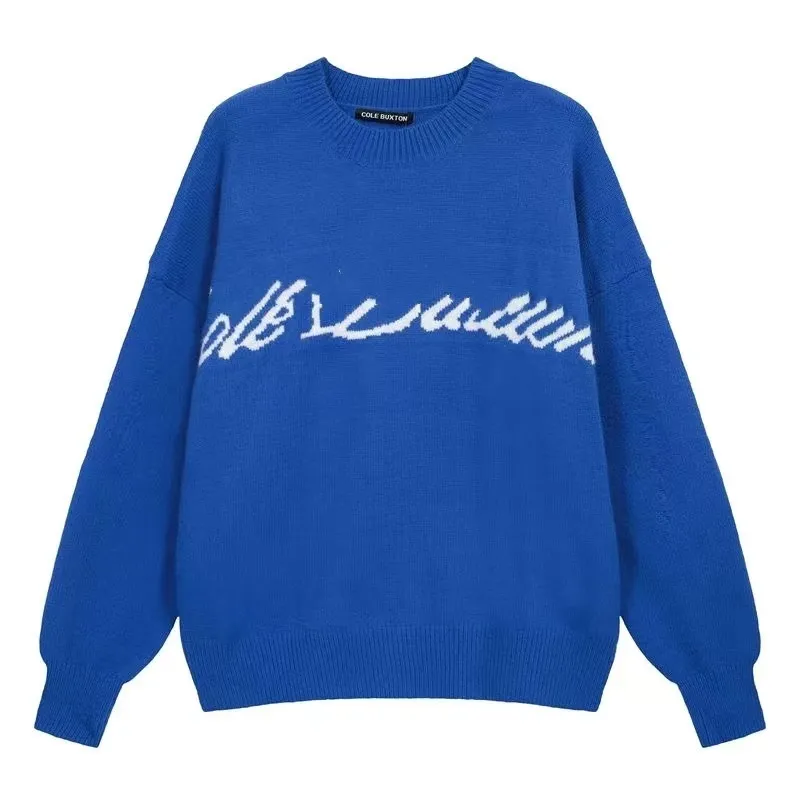 Cole Buxton Brand Designer Männer Modepullover 2024 CB Letzteres Strick Jacquard Cole Buxton Pullover Männer Frauen Qualität loser Sweatshirts hochwertiger Kleidung 328