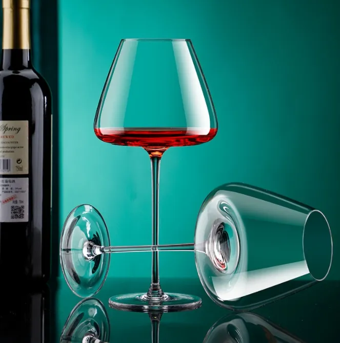 1PC High-end di grande capacità Bar Ristorante Festa di nozze Set da vino Bordeaux Borgogna Vino rosso Tazza di vetro Bicchieri per la casa Regalo