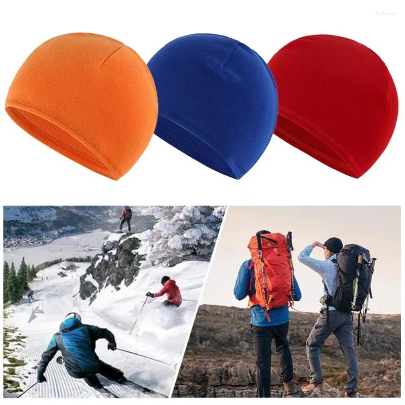 Berets Winddicht Frauen Männer Polar Fleece Warme Beanie Hut Kappe Herbst Winter Outdoor Angeln Radfahren Jagd Militärische Taktische Kappen