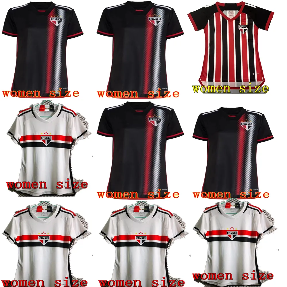 Camiseta de fútbol femenina de Sao Paulo JAMES Rodríguez ALISSON GALOPPO Camisetas de fútbol de Sao Paulo 24/25 LUCIANO NESTOR CALLERI Camiseta de local y visitante Lucas Moura Ferreirinha