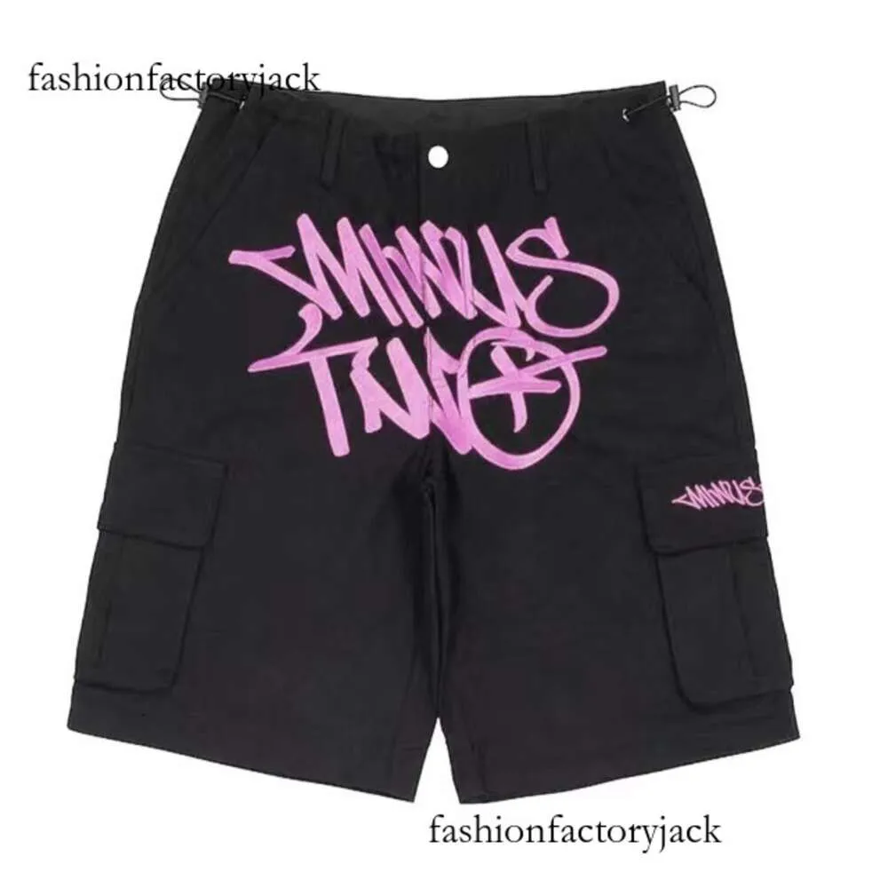 2023 Övergångsgränsen American Hip Hop Trendy Printed Work Shorts High Street Trendy Brand Fashion Mångsidig Unisex Pants