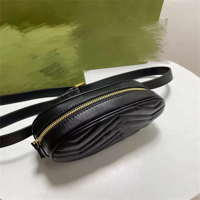 10A Mirror Quality Designer handbag, leather Bumbag Cross Body The belt waist bag features sporty circular shape with a carefully designed