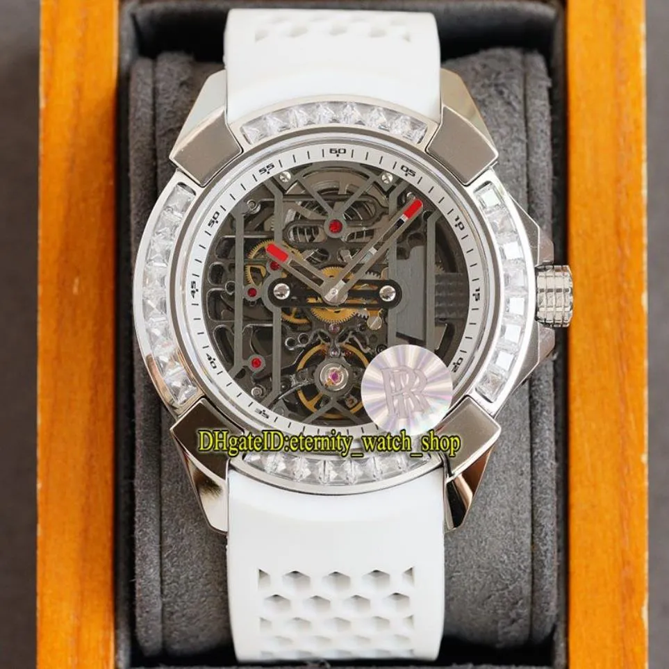 Eternity Jewelry Watches RRF Senaste produkter EX100 20 WR WB A EPIC X Chrono Skeleton Dial Automatic Mechanical Mens Watch T DiaMon209Z