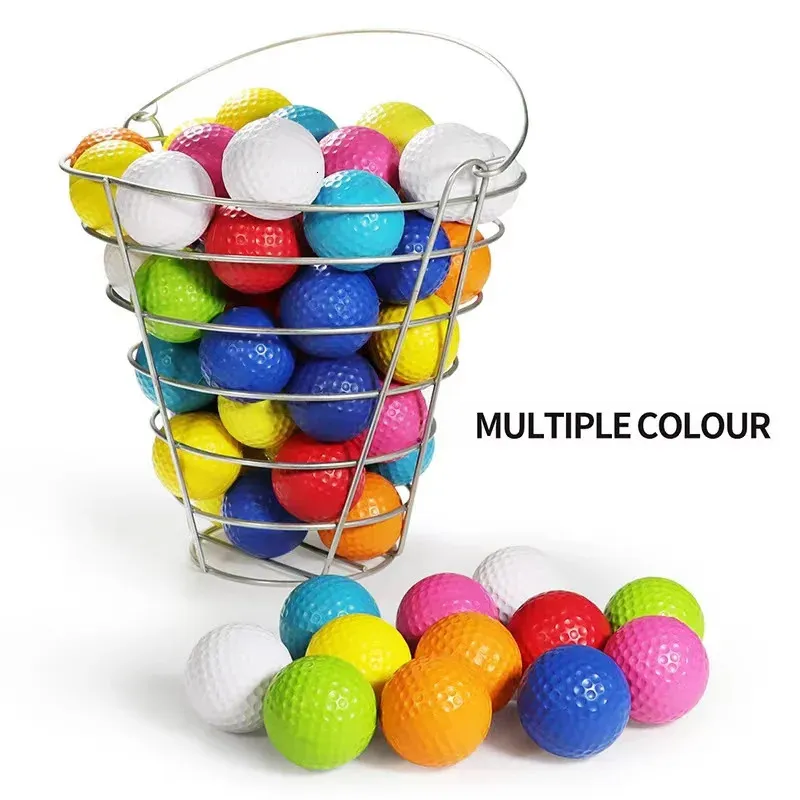 40 мячей для гольфа из полиуретана, тренировочные мячи для использования в помещении и на открытом воздухе, эластичные мягкие мячи для гольфа, шарики из пенополиуретана, губки, изготовленные из смолы, резиновый мяч для гольфа 240124