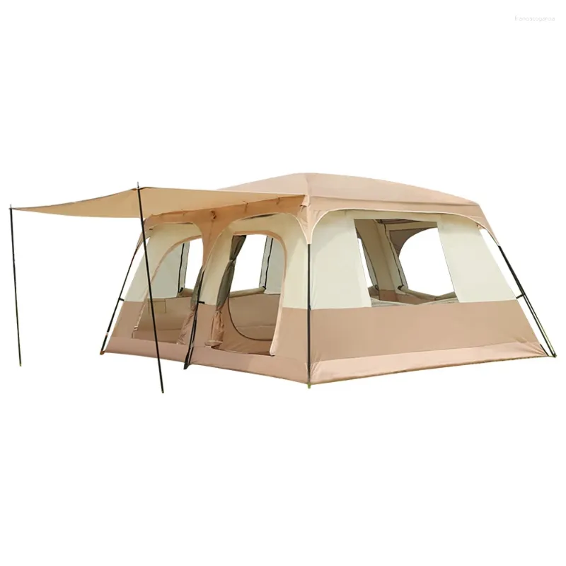 2024 Travel Camping Tent Breathable 2 Room Family Cabin For 8 12 Rainproof For Beach Hiking From Franciscogarcia 362.33 DHgate.Com
