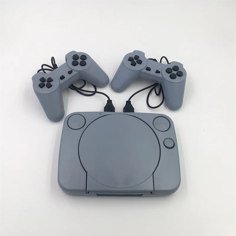 Console de jeu vidéo PS1 8 bits, joueurs de jeux vidéo d'arcade rétro, audio intégré, jeux à domicile sans fil, console HDMI, hôte avec double manette de jeu, contrôleurs de joystick, livraison directe