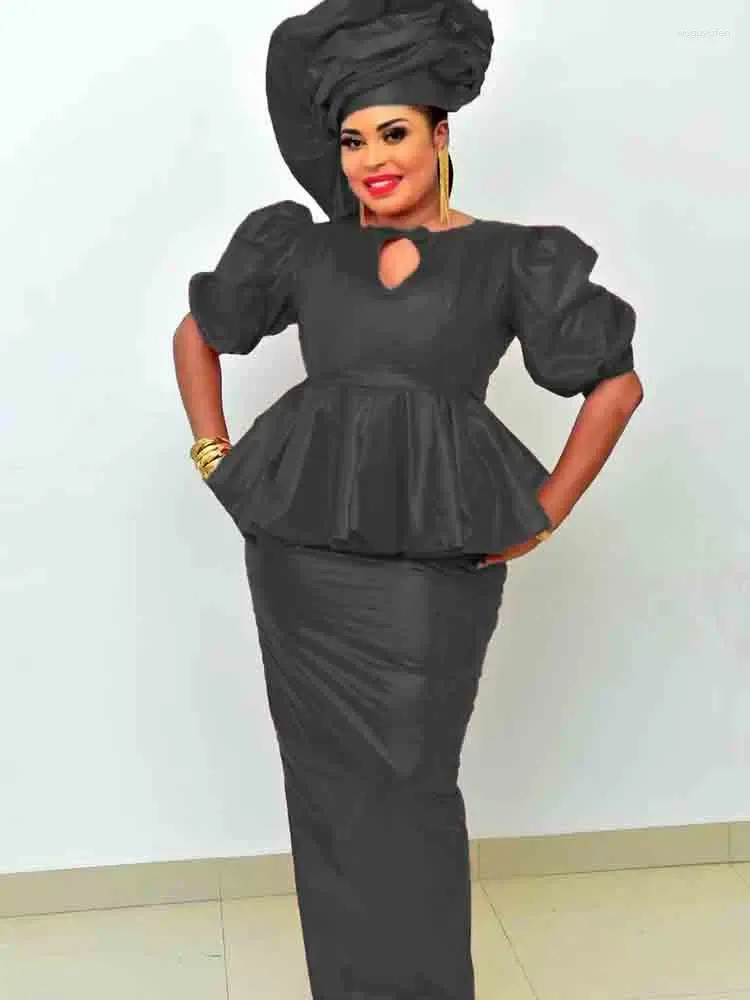 Robe bazin noir new arrivals