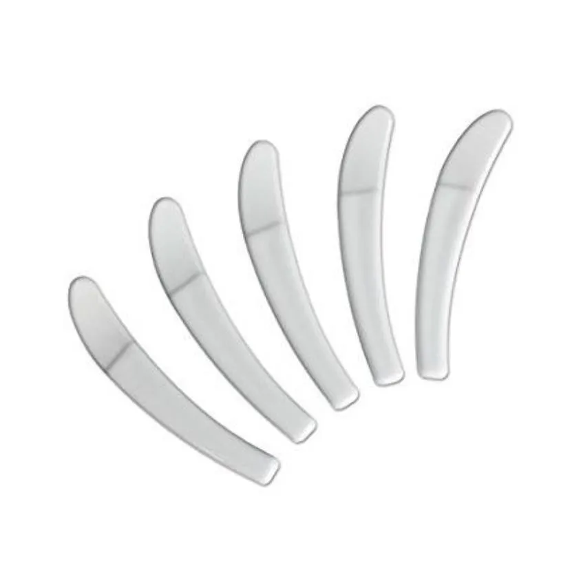 100pcs lot Mini Cosmetic Spoons Scoop Disposable White Spatulas 50mm plastic tool Cream Small260U