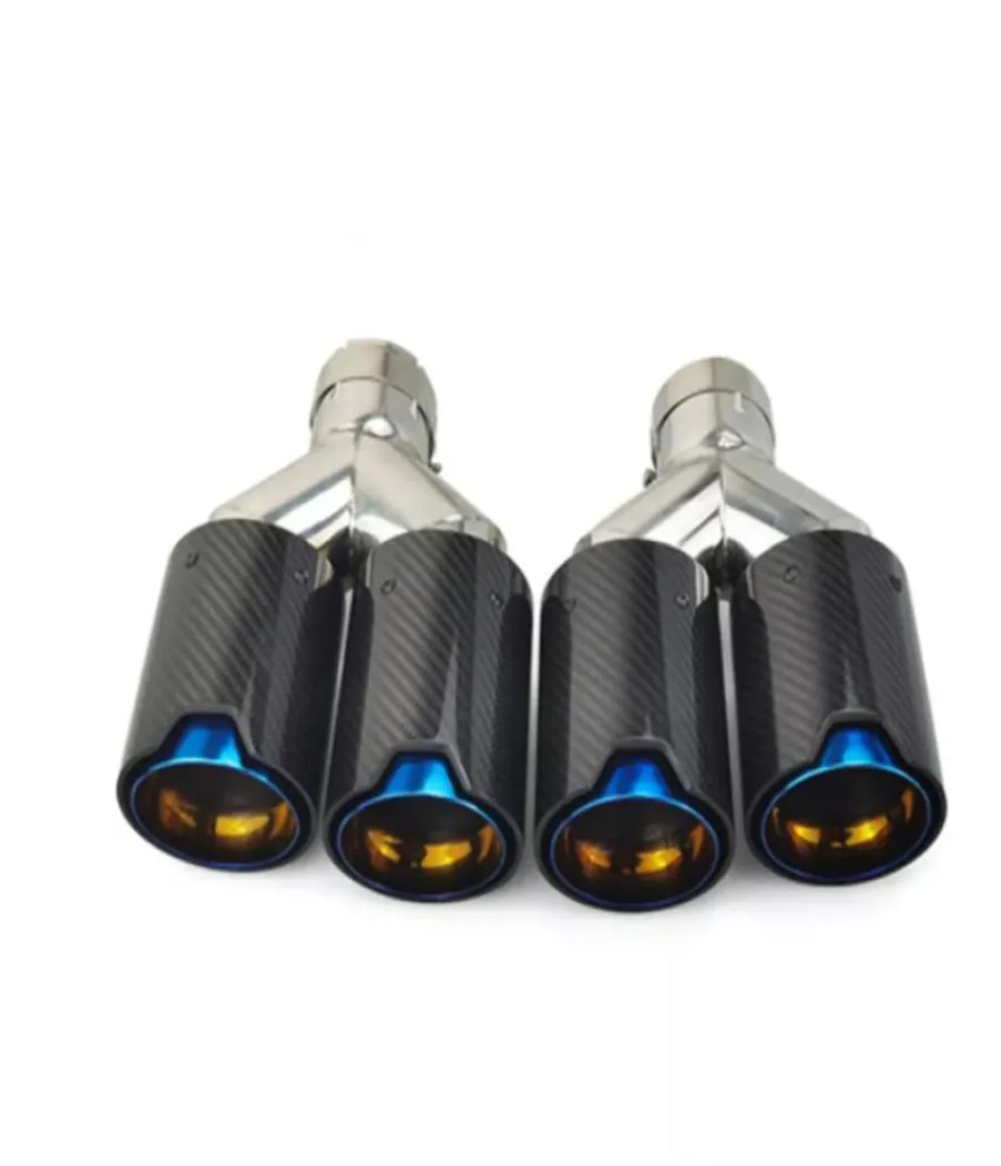 genuine Doubleout Muffler Tips Universal M performance Carbon Fiber Exhaust Tips End Pipes for BMW Series8950372