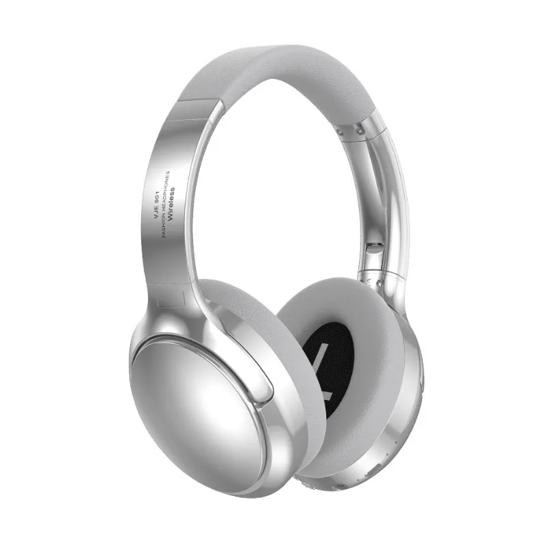 VJE901 American Retro Headphones Wireless Bluetooth 5.3 Ear Earphones Metal Sport Head Style som som de som de baixo de ruído de baixo para telefones inteligentes para smartphones